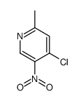 4-chloro-2-methyl-5-nitropyridine结构式