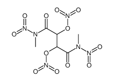 N,N'-Dimethyl-N,N'-dinitro-tartramide dinitrate Structure