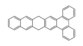 10,17-dihydro-dibenzo[a,c]pentacene结构式