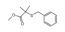 methyl 2-(benzylthio)-2-methylpropanoate结构式