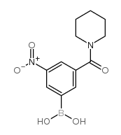 (3-NITRO-5-(PIPERIDINE-1-CARBONYL)PHENYL)BORONIC ACID picture