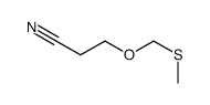 3-[(Methylsulfanyl)methoxy]propanenitrile结构式