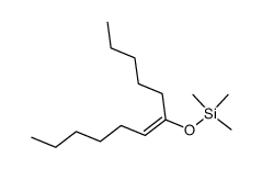 (E)-(dodec-6-en-6-yloxy)trimethylsilane Structure