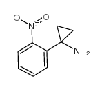 1-(2-硝基苯基)-环丙胺结构式