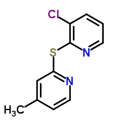 3-Chloro-2-[(4-methyl-2-pyridinyl)sulfanyl]pyridine Structure