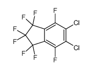 5,6-dichloro-1,1,2,2,3,3,4,7-octafluoroindene结构式