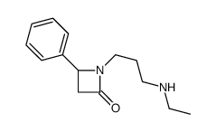 1-[3-(ethylamino)propyl]-4-phenylazetidin-2-one结构式