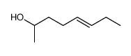 (E)-5-Octen-2-ol structure
