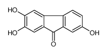 2,3,7-trihydroxyfluoren-9-one结构式