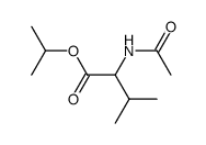 isopropyl N-acetyl-valinate结构式