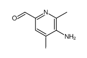 Picolinaldehyde, 5-amino-4,6-dimethyl- (7CI) structure