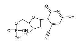 [(2R,3S,5R)-5-(6-cyano-2,4-dioxopyrimidin-1-yl)-3-hydroxyoxolan-2-yl]methyl dihydrogen phosphate Structure