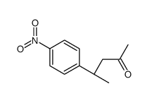 (4R)-4-(4-nitrophenyl)pentan-2-one结构式