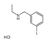 N-[(3-iodophenyl)methyl]ethanamine,hydrochloride Structure