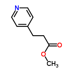 Methyl 3-(4-pyridinyl)propanoate structure
