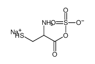 sodium,(2-amino-3-sulfanylpropanoyl) sulfate Structure