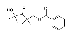 (2R)-1,1,3,3-tetramethyl-1,2,4-butanetriol 1-benzoate结构式