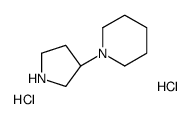 (R)-1-(PYRROLIDIN-3-YL)PIPERIDINE DIHYDROCHLORIDE structure