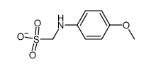 p-methoxyanilinomethanesulfonate Structure