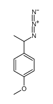 1-(1-azidoethyl)-4-methoxybenzene Structure