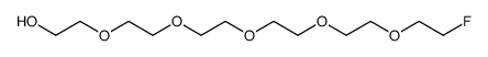 2-[2-[2-[2-[2-(2-fluoroethoxy)ethoxy]ethoxy]ethoxy]ethoxy]ethanol结构式