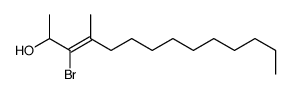 3-bromo-4-methyltetradec-3-en-2-ol Structure