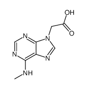 2-[6-(methylamino)purin-9-yl]acetic acid Structure