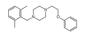 1-[(2,6-dimethylphenyl)methyl]-4-(2-phenoxyethyl)piperazine Structure