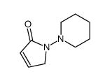 1-piperidin-1-yl-2H-pyrrol-5-one结构式