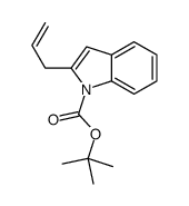 tert-butyl 2-prop-2-enylindole-1-carboxylate Structure