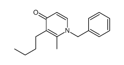 1-benzyl-3-butyl-2-methylpyridin-4-one结构式