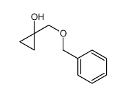 1-(phenylmethoxymethyl)cyclopropan-1-ol结构式