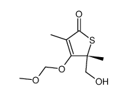 (5R)-hydroxymethyl-3,5-dimethyl-4-(methoxymethoxy)-5H-thiophen-2-one Structure