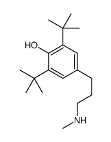 2,6-ditert-butyl-4-[3-(methylamino)propyl]phenol Structure