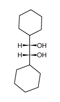 (R,R)-1,2-dicyclohexyl-1,2-ethanediol结构式