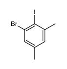 1-Bromo-2-iodo-3,5-dimethylbenzene structure