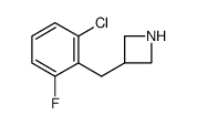 Azetidine, 3-[(2-chloro-6-fluorophenyl)methyl]结构式