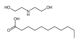 undecanoic acid, compound with 2,2'-iminodiethanol (1:1)结构式