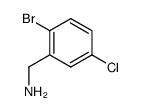 (2-bromo-5-chlorophenyl)methanamine Structure