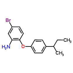 5-Bromo-2-(4-sec-butylphenoxy)aniline结构式