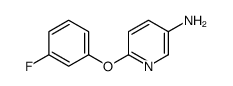 6-(3-fluorophenoxy)pyridin-3-amine结构式
