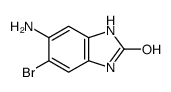 5-amino-6-bromo-1,3-dihydrobenzimidazol-2-one Structure