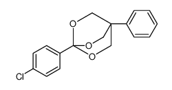 4-(4-chlorophenyl)-1-phenyl-3,5,8-trioxabicyclo[2.2.2]octane Structure