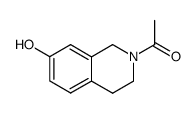 2-acetyl-7-hydroxy-1,2,3,4-tetrahydroisoquinoline结构式