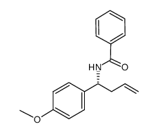 N-((R)-1-(4-methoxyphenyl)but-3-enyl)benzamide结构式