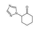 2-(1H-1,2,4-triazol-1-yl)cyclohexanone结构式