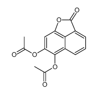 6,7-diacetoxy-naphtho[1,8-bc]furan-2-one Structure