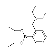 2-(N,N-diethylaminomethyl)phenylboronic acid pinacol ester结构式