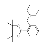 2-(N,N-diethylaminomethyl)phenylboronic acid pinacol ester Structure