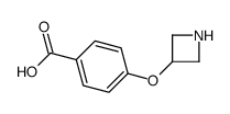 4-(azetidin-3-yloxy)benzoic acid结构式